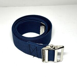 Posey Gait Belt Medical Mobility Aid Navy Blue Cotton Webbing 52 Inch